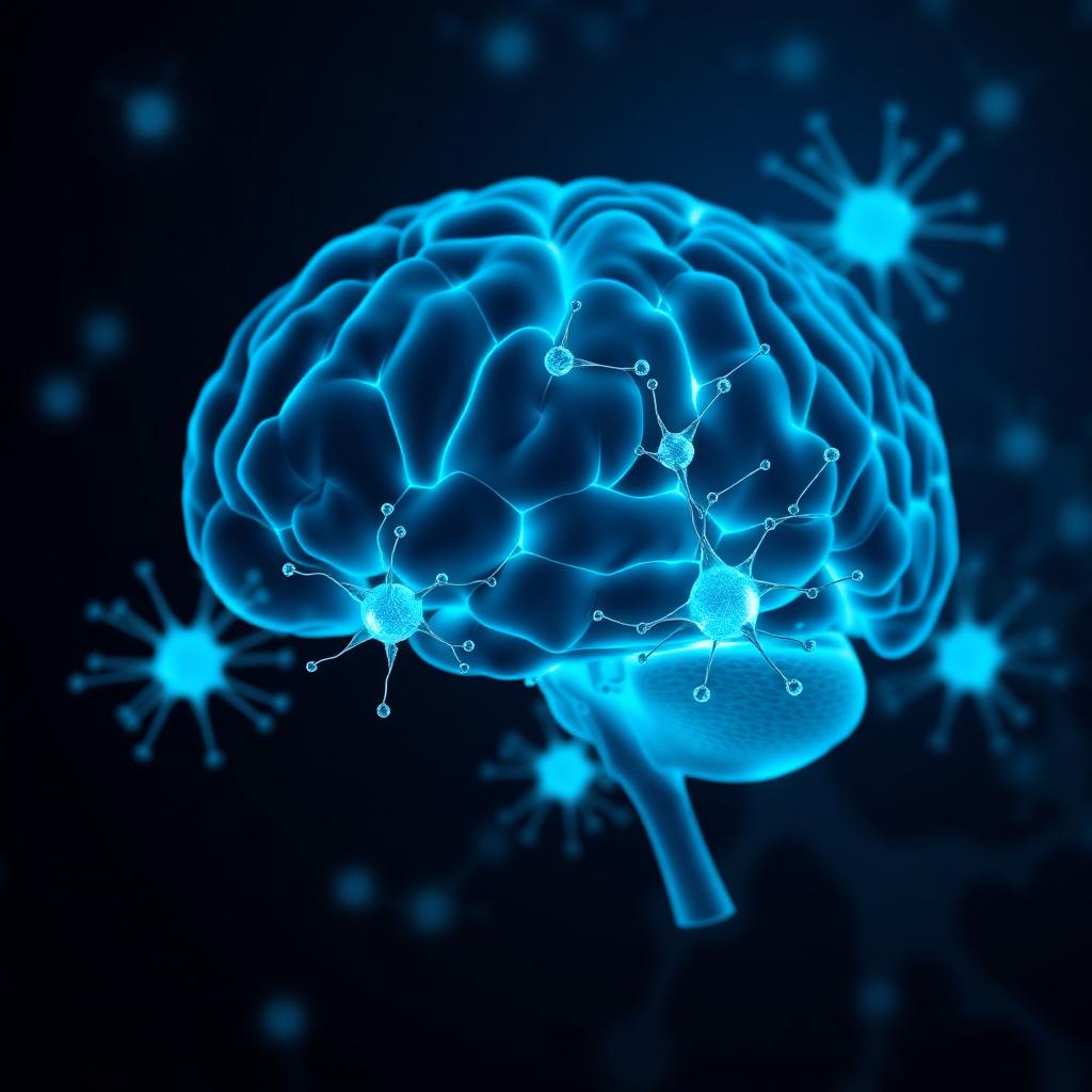 3D rendering of neurons and synapses
